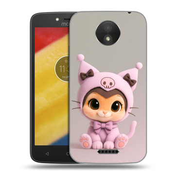 Силиконовый чехол на Motorola Moto C Plus с принтом Куроми Kuromi Силиконовый чехол на Motorola Moto C Plus с принтом Куроми Kuromi