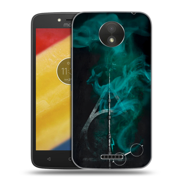 Силиконовый чехол на Motorola Moto C Plus с принтом Гарри Поттер Harry Potter Силиконовый чехол на Motorola Moto C Plus с принтом Гарри Поттер Harry Potter