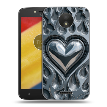 Силиконовый чехол на Motorola Moto C Plus с принтом Y2K Силиконовый чехол на Motorola Moto C Plus с принтом Y2K