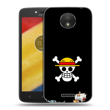 Силиконовый чехол на Motorola Moto C Plus с принтом One Piece Ван Пис Силиконовый чехол на Motorola Moto C Plus с принтом One Piece Ван Пис
