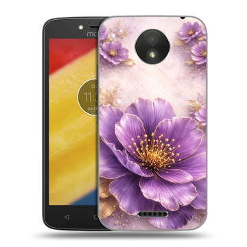 Силиконовый чехол на Motorola Moto C Plus с принтом женский Силиконовый чехол на Motorola Moto C Plus с принтом женский