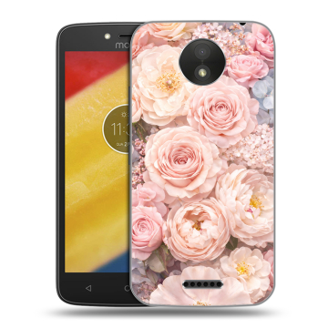 Силиконовый чехол на Motorola Moto C Plus с принтом женский Силиконовый чехол на Motorola Moto C Plus с принтом женский