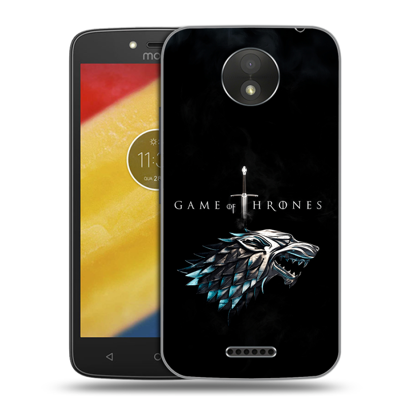 Силиконовый чехол на Motorola Moto C Plus с принтом Игра Престолов Game Thrones Силиконовый чехол на Motorola Moto C Plus с принтом Игра Престолов Game Thrones