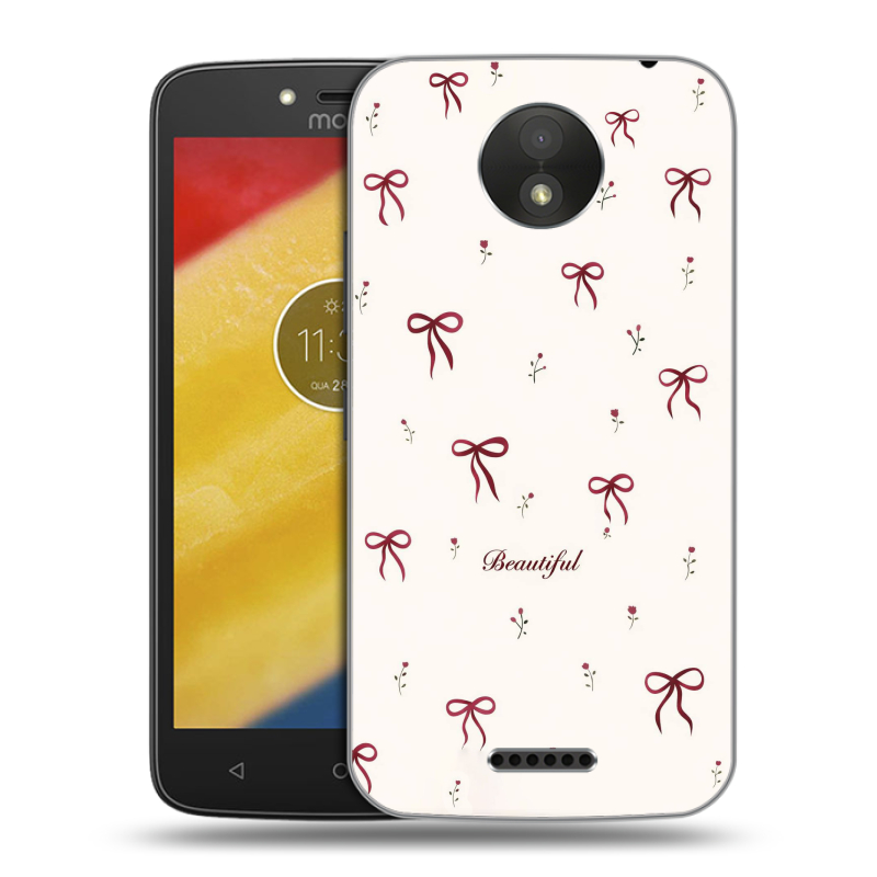 Пластиковый чехол на Motorola Moto C Plus с принтом для девочек Пластиковый чехол на Motorola Moto C Plus с принтом для девочек