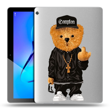 Силиконовый чехол на Huawei MediaPad M3 Lite 10 с принтом Мишка