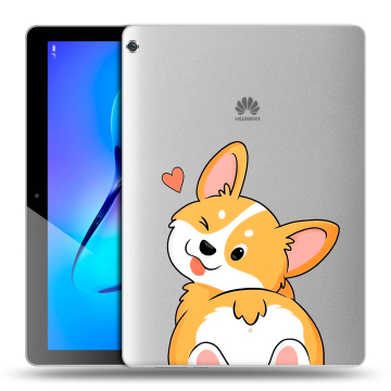 Силиконовый чехол на Huawei MediaPad M3 Lite 10 с принтом Корги