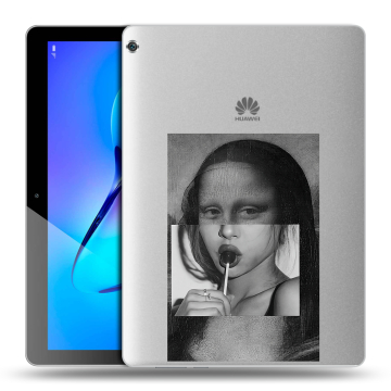 Силиконовый чехол на Huawei MediaPad M3 Lite 10 с принтом Мона Лиза