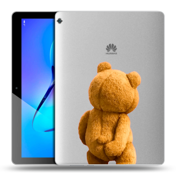 Силиконовый чехол на Huawei MediaPad M3 Lite 10 с принтом Медведь