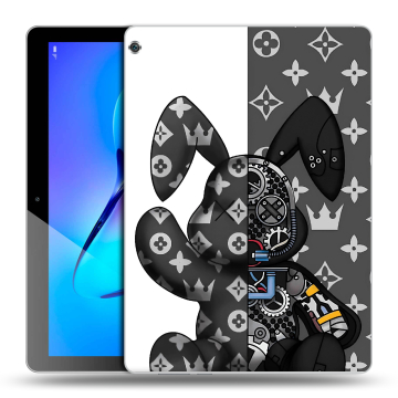 Силиконовый чехол на Huawei MediaPad M3 Lite 10 с принтом Луи робот