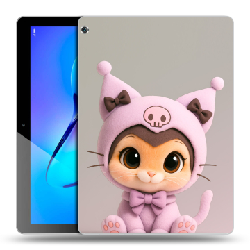 Силиконовый чехол на Huawei MediaPad M3 Lite 10 с принтом Куроми Kuromi 