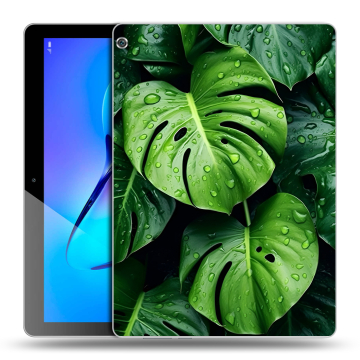 Силиконовый чехол на Huawei MediaPad M3 Lite 10 с принтом Листья Силиконовый чехол на Huawei MediaPad M3 Lite 10 с принтом Листья
