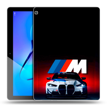 Силиконовый чехол на Huawei MediaPad M3 Lite 10 с принтом БМВ BMW Силиконовый чехол на Huawei MediaPad M3 Lite 10 с принтом БМВ BMW
