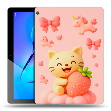 Силиконовый чехол на Huawei MediaPad M3 Lite 10 с принтом для девочек
