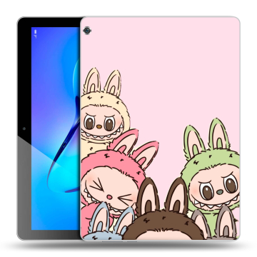 Силиконовый чехол на Huawei MediaPad M3 Lite 10 с принтом Лабубу