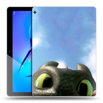 Силиконовый чехол на Huawei MediaPad M3 Lite 10 с принтом Как приручить дракона