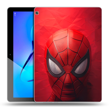 Силиконовый чехол на Huawei MediaPad M3 Lite 10 с принтом Spiderman Человек паук