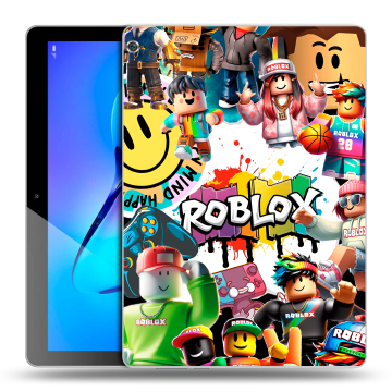 Силиконовый чехол на Huawei MediaPad M3 Lite 10 с принтом Roblox Роблокс Силиконовый чехол на Huawei MediaPad M3 Lite 10 с принтом Roblox Роблокс