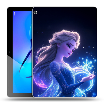 Силиконовый чехол на Huawei MediaPad M3 Lite 10 с принтом Холодное сердце Frozen