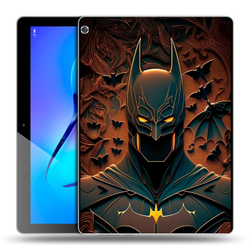 Силиконовый чехол на Huawei MediaPad M3 Lite 10 с принтом Batman Бэтмен