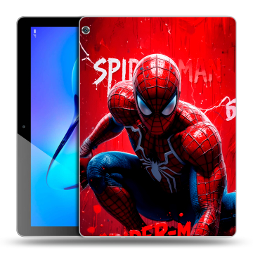 Силиконовый чехол на Huawei MediaPad M3 Lite 10 с принтом Spiderman Человек паук Силиконовый чехол на Huawei MediaPad M3 Lite 10 с принтом Spiderman Человек паук