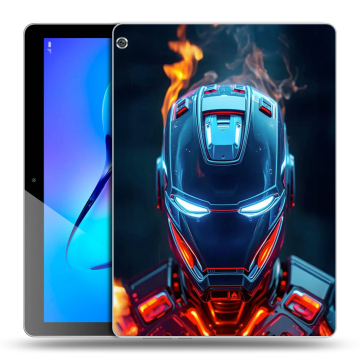 Силиконовый чехол на Huawei MediaPad M3 Lite 10 с принтом IronMan Железный человек