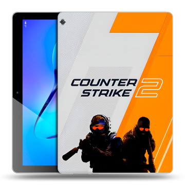 Силиконовый чехол на Huawei MediaPad M3 Lite 10 с принтом Counter Strike