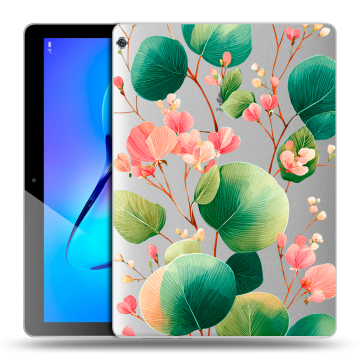 Силиконовый чехол на Huawei MediaPad M3 Lite 10 с принтом женский