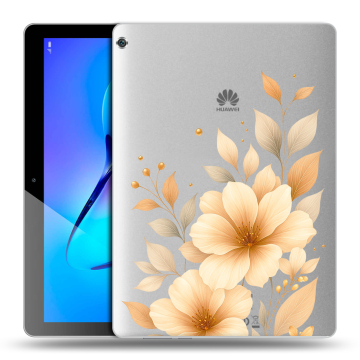 Силиконовый чехол на Huawei MediaPad M3 Lite 10 с принтом для девушки