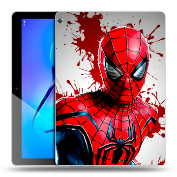 Силиконовый чехол на Huawei MediaPad M3 Lite 10 с принтом Spiderman Человек паук Силиконовый чехол на Huawei MediaPad M3 Lite 10 с принтом Spiderman Человек паук