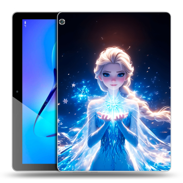 Силиконовый чехол на Huawei MediaPad M3 Lite 10 с принтом Холодное сердце Frozen