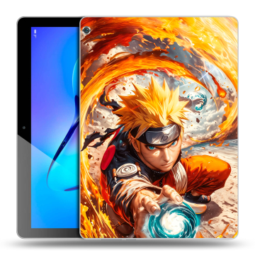Силиконовый чехол на Huawei MediaPad M3 Lite 10 с принтом Аниме Наруто Naruto