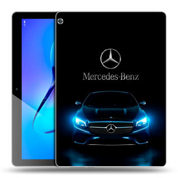 Силиконовый чехол на Huawei MediaPad M3 Lite 10 с принтом Mercedes Мерседес Силиконовый чехол на Huawei MediaPad M3 Lite 10 с принтом Mercedes Мерседес