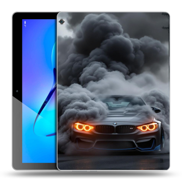 Силиконовый чехол на Huawei MediaPad M3 Lite 10 с принтом BMW БМВ Силиконовый чехол на Huawei MediaPad M3 Lite 10 с принтом BMW БМВ