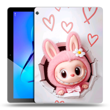Силиконовый чехол на Huawei MediaPad M3 Lite 10 с принтом Labubu Лабубу Силиконовый чехол на Huawei MediaPad M3 Lite 10 с принтом Labubu Лабубу