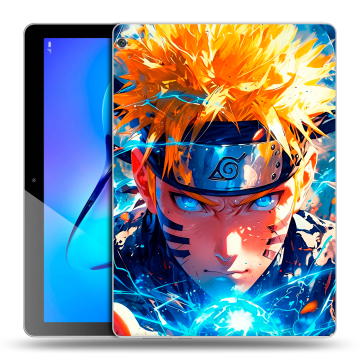 Силиконовый чехол на Huawei MediaPad M3 Lite 10 с принтом Аниме Наруто Naruto