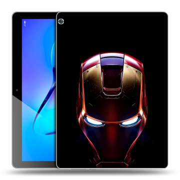 Силиконовый чехол на Huawei MediaPad M3 Lite 10 с принтом IronMan Железный человек