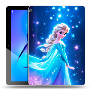 Силиконовый чехол на Huawei MediaPad M3 Lite 10 с принтом Холодное сердце Frozen