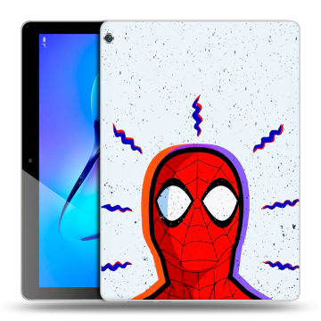 Силиконовый чехол на Huawei MediaPad M3 Lite 10 с принтом Spiderman Человек паук