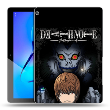 Силиконовый чехол на Huawei MediaPad M3 Lite 10 с принтом Death note Тетрадь смерти