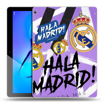 Силиконовый чехол на Huawei MediaPad M3 Lite 10 с принтом Real Madrid Реал Мадрид