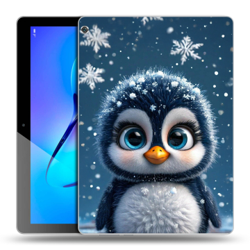Силиконовый чехол на Huawei MediaPad M3 Lite 10 с принтом Новый год
