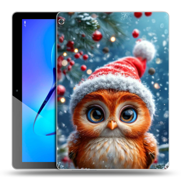 Силиконовый чехол на Huawei MediaPad M3 Lite 10 с принтом Новый год