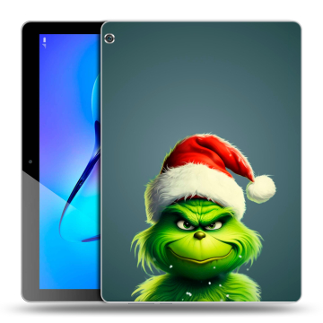 Силиконовый чехол на Huawei MediaPad M3 Lite 10 с принтом Новый год