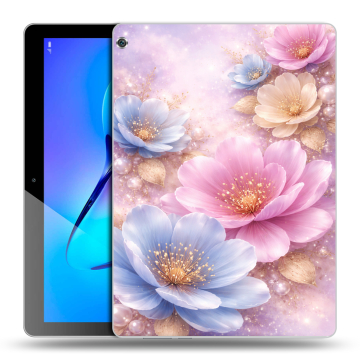 Силиконовый чехол на Huawei MediaPad M3 Lite 10 с принтом женский