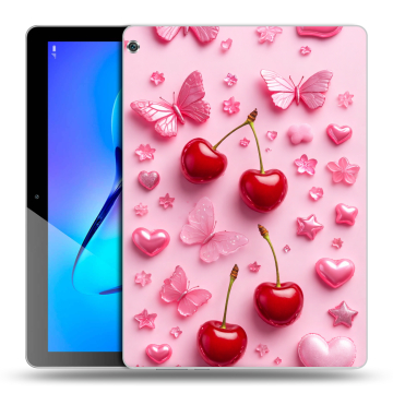 Силиконовый чехол на Huawei MediaPad M3 Lite 10 с принтом для девочек