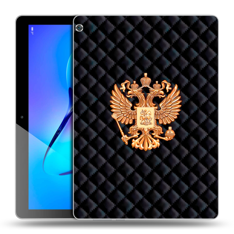 Силиконовый чехол на Huawei MediaPad M3 Lite 10 с принтом Герб России принт Силиконовый чехол на Huawei MediaPad M3 Lite 10 с принтом Герб России принт