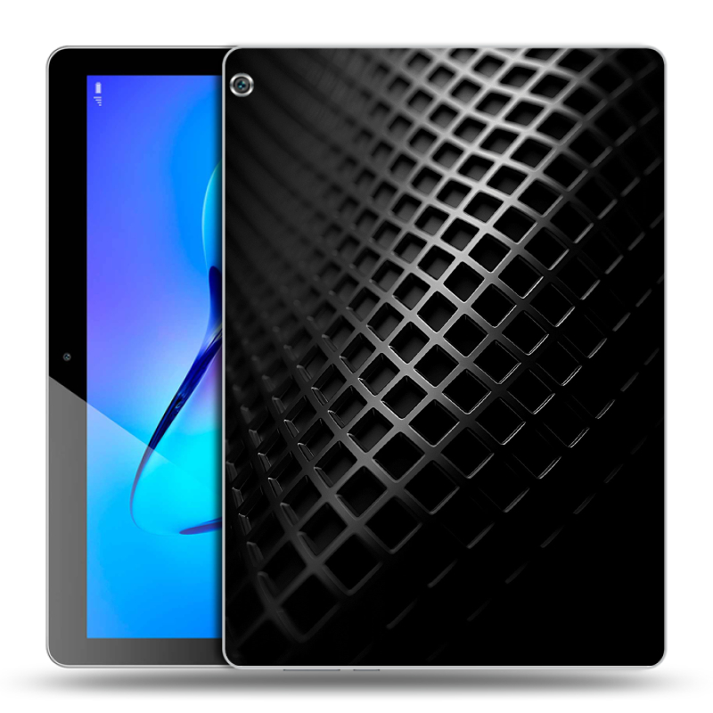 Силиконовый чехол на Huawei MediaPad M3 Lite 10 с принтом Текстура металла Силиконовый чехол на Huawei MediaPad M3 Lite 10 с принтом Текстура металла