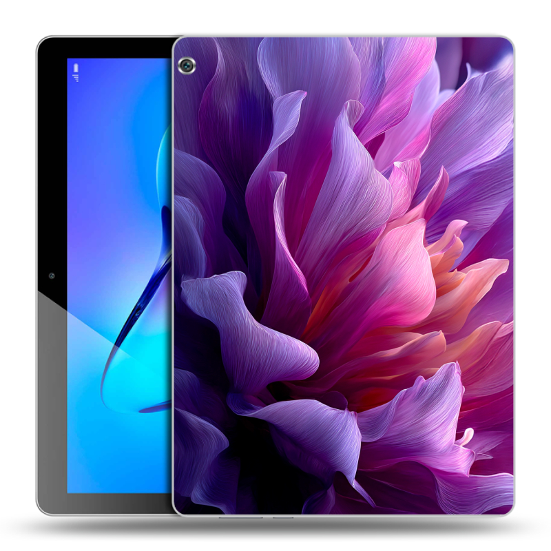 Силиконовый чехол на Huawei MediaPad M3 Lite 10 с принтом женский цветы Силиконовый чехол на Huawei MediaPad M3 Lite 10 с принтом женский цветы