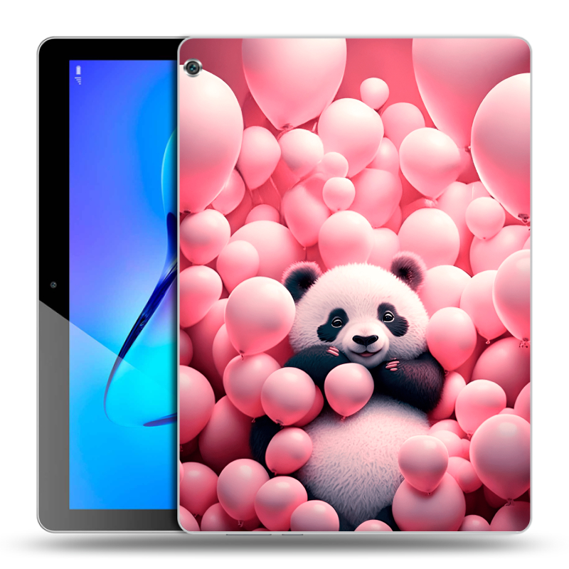 Силиконовый чехол на Huawei MediaPad M3 Lite 10 с принтом Панда Силиконовый чехол на Huawei MediaPad M3 Lite 10 с принтом Панда