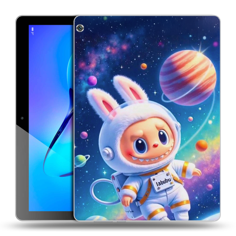 Силиконовый чехол на Huawei MediaPad M3 Lite 10 с принтом Labubu Лабубу Силиконовый чехол на Huawei MediaPad M3 Lite 10 с принтом Labubu Лабубу